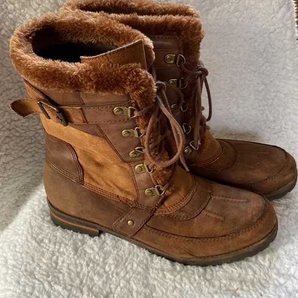 Rock Candy Danlea Faux Leather Faux Fur Boots Size 10